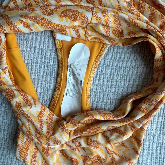 Aerie Orange High-Cut Bikini Bottom - Picture 3 of 4